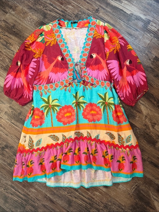 City Chic Dresses & Skirts - CITY CHIC Plus Size Cabana Mini Placement Dress Size Large 20
